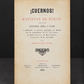 Book "¡Cuernos! Revista de toros" by Antonio Peña y Goñi. Madrid. 1883. Antique. Shows signs of age.