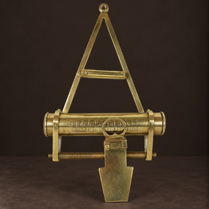 Brass surveying level. 19th–20th century. Working, no warranty. Antique.