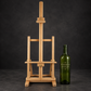 Medium natural lectern. Pink eucalyptus wood. New.