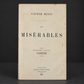 Complete 2-volume set of "Les Misérables" by Victor Hugo. First New York edition in French, 1862. Antique. Shows signs of age.