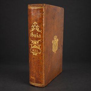 Book "Guía de forasteros en Madrid, para el año de 1854". Madrid. 1854. In Spanish. Antique. Shows signs of age.