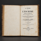 Book "La théorie de l'escrime" by Gomard. Paris. 1845. In French. Antique. Shows signs of age.