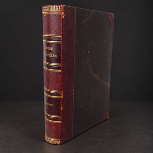 Book "Brehms Tierleben" (Brehm's Life of Animals), Volume I, by Alfred Edmund Brehm. 1893. In German. Antique. Illustrated. Shows signs of age.